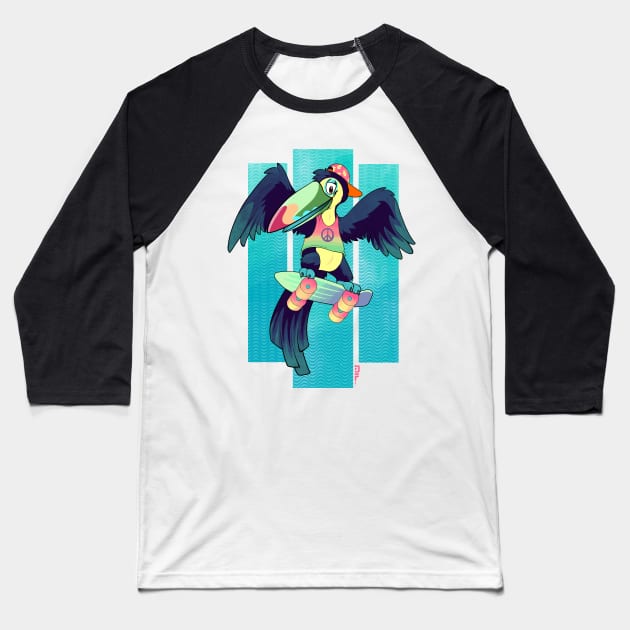 Who can? Toucan! Baseball T-Shirt by DangerFox